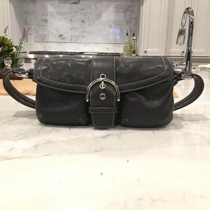 Coach black shoulder bag